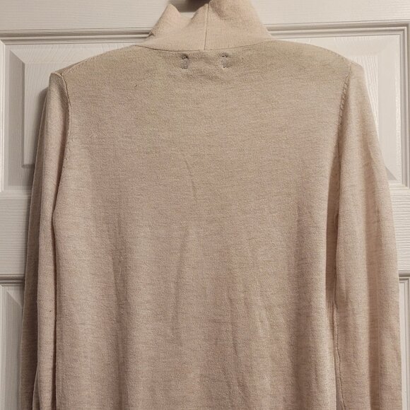 ZARA Long Sleeve Light Mock Neck Sweater EUC - Picture 3 of 5